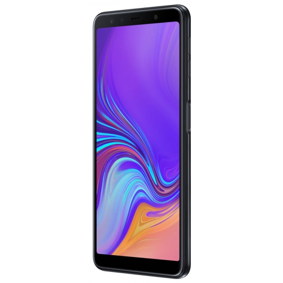 Samsung Galaxy A7 FHD Smartphone 15,36cm (6 Zoll) A750F , Dual-SIM, 64GB, 24 Megapixel, Farbe: Schwarz