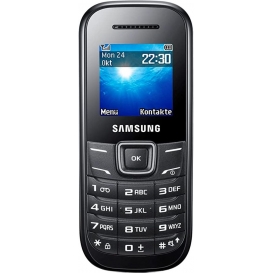 More about Samsung E1200 Handy (3,9 cm (1,52 Zoll) Display, Dual-Band, Worterkennung) black