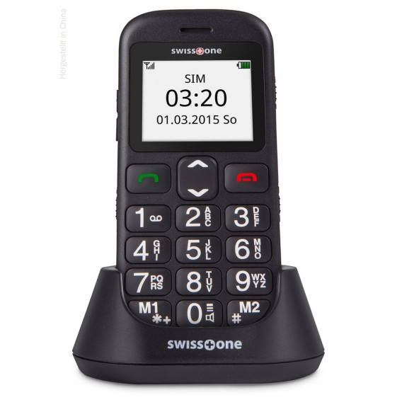 Swisstone BBM 320C 1.77" 71g Schwarz - Mobiltelefon