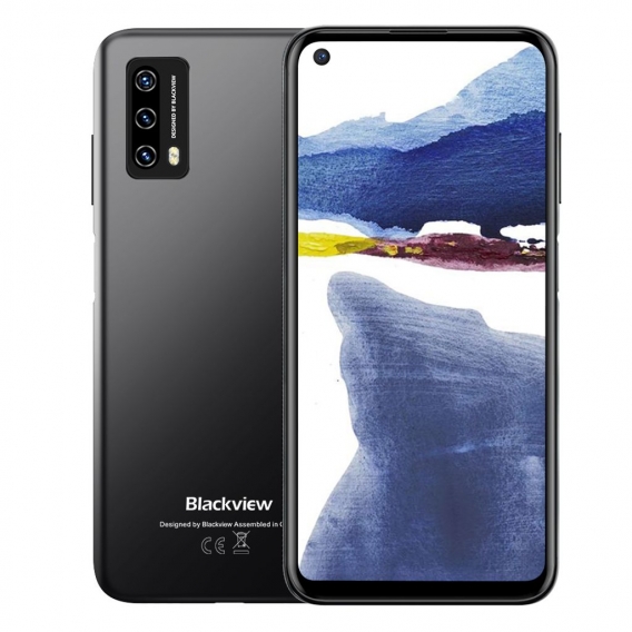 Blackview A90 Android 11 Smartphone Ohne Vertrag, Helio P60 Octa-core, 4GB RAM 128GB erweiterbar, 6.39 Zoll In-Cell-Dispaly, 12M