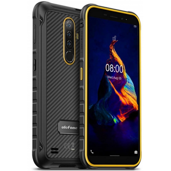 Ulefone Armor X8 4G VoLTE Outdoor-Smartphone schwarz-orange 4 GB RAM 64 GB ROM IP68 IP69K