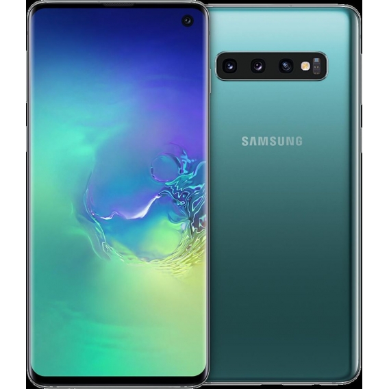 Samsung Galaxy S10 Smartphone, Farbe:Grün, Speicherkapazität:128 GB