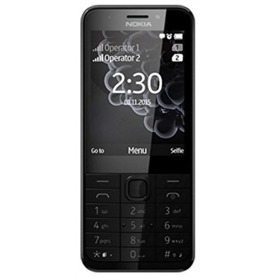 Nokia 230 Dual Sim schwarz silber