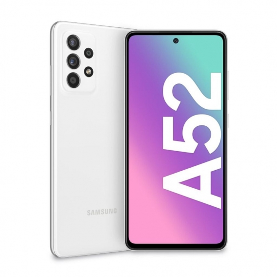 Samsung Galaxy A52 4G SM-A525FZWGEUE, 16,5 cm (6.5 Zoll), 6 GB, 128 GB, 64 MP, Android 11, Weiß