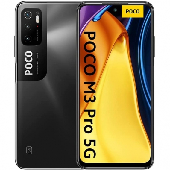 Xiaomi Poco M3 Pro 5G Smartphone 64GB 4GB RAM power black Android Triple-Kamera