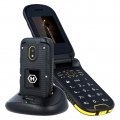 HAMMER Bow+ Outdoor-Telefon DualSIM IP68 Klapp-Handy simlock-frei mit Ladestation