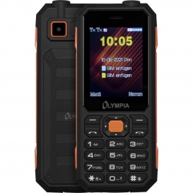 More about olympia Mobiltelefon Active schwarz/orange Outdoor