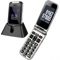 Seniorenhandy, Grosstastentelefon Handy Klapphandy Telefon ohne Vertrag FM Radio, Taschenlampe, Dual SIM Rentner Handy