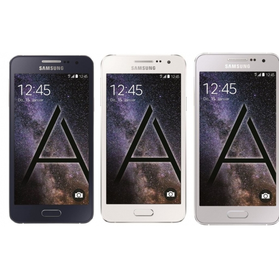 Samsung SM-A300 Galaxy A3 Smartphone (4,5 Zoll (11,4 cm) Touch-Display, 16 GB Speicher, Android 4.4) - Special.Edition. - Midnig