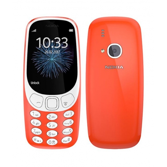 Nokia 3310 Dual SIM - Mobiltelefon - 2 MP 32 GB - Rot