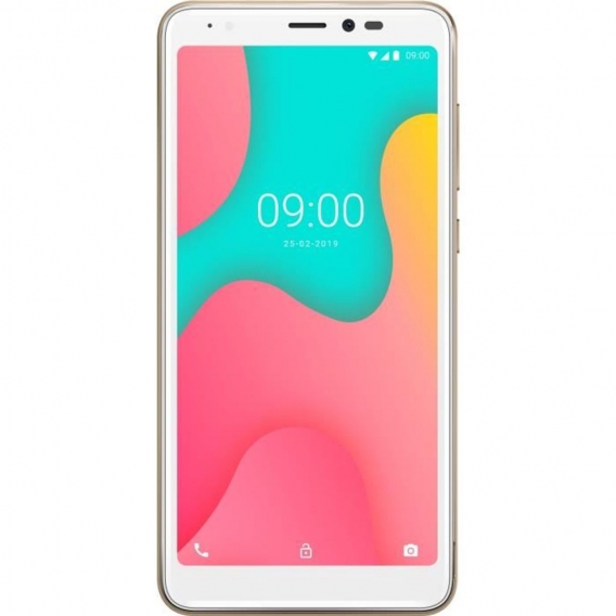 Wiko Smartphone 13,8cm (5,45 Zoll) Y60, 1GB RAM, 16GB Speicher, DualSIM, Farbe: Gold