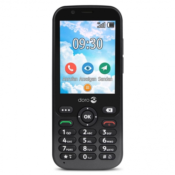 Doro 7010 - Balken - 320 x 240 Pixel - 3 MP - WLAN - 1600 mAh - Grau