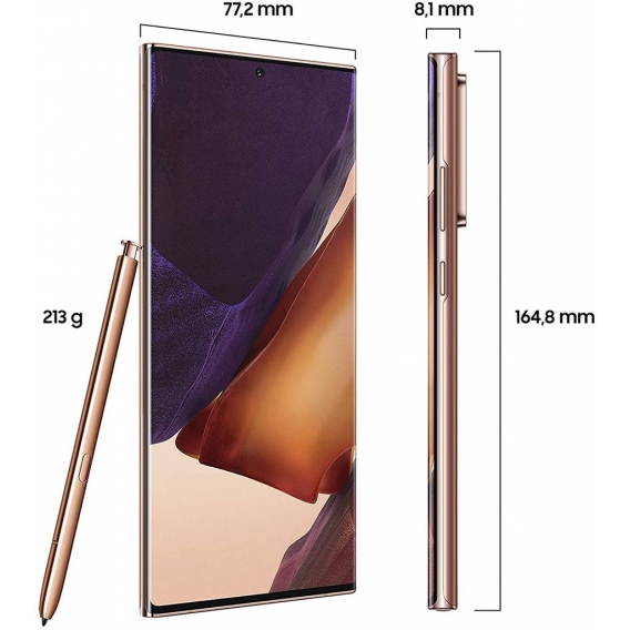 Samsung Galaxy Note 20 Ultra 5G SM-N986B/DS 256GB -  / Farbe:Mystic Bronze