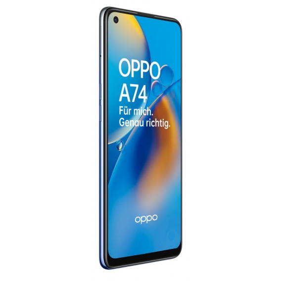 oppo A74 4G Midnight Blue Smartphone 128 GB 6,43 Zoll Triple-Kamera Octa-Core