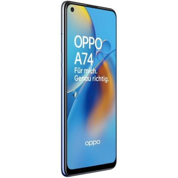 oppo A74 4G Midnight Blue Smartphone 128 GB 6,43 Zoll Triple-Kamera Octa-Core