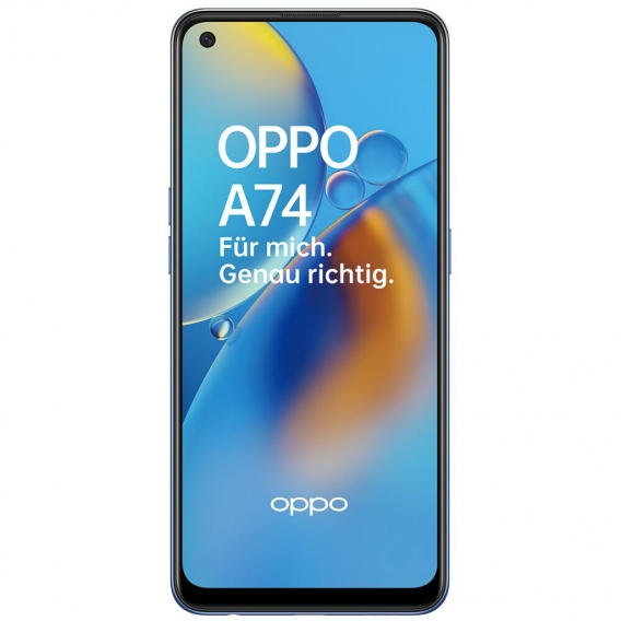 oppo A74 4G Midnight Blue Smartphone 128 GB 6,43 Zoll Triple-Kamera Octa-Core