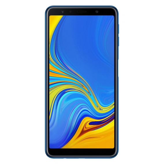 Samsung Galaxy A7 (2018) SM-A750F, 15,2 cm (6 Zoll), 4 GB, 64 GB, 24 MP, Android 8.0, Blau