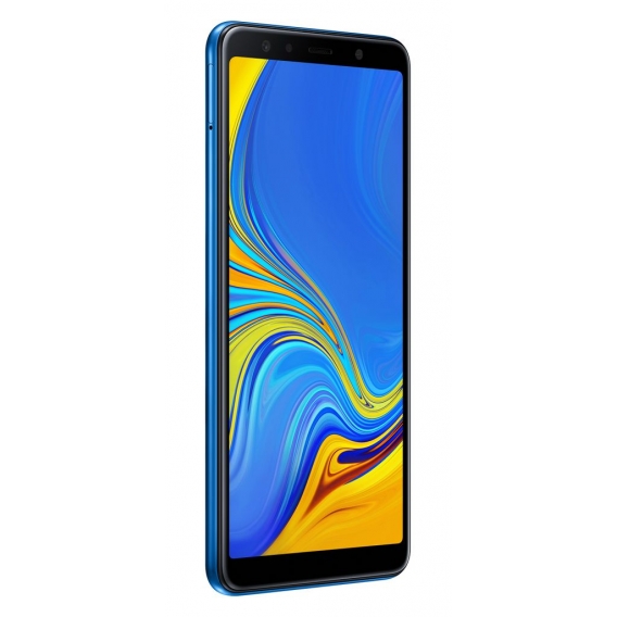 Samsung Galaxy A7 (2018) SM-A750F, 15,2 cm (6 Zoll), 4 GB, 64 GB, 24 MP, Android 8.0, Blau