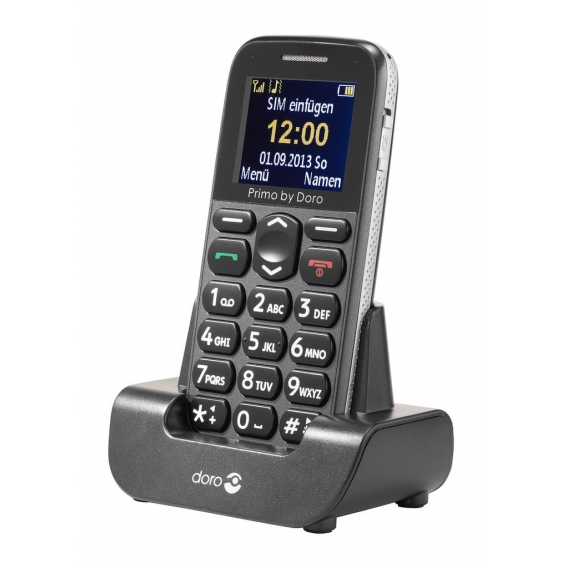 Doro Primo 215 1.7" 83g Grau - Mobiltelefon - Klappbar