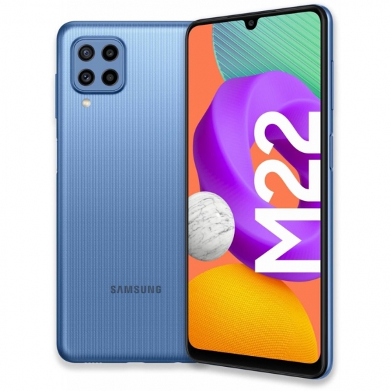 Samsung Galaxy M22 128 GB / 4 GB - Smartphone - blau