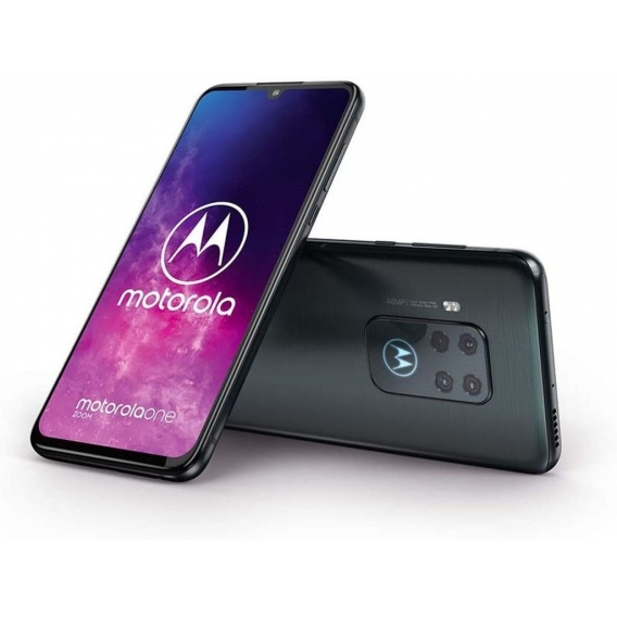 Motorola Moto One Zoom 128GB dual metallic grau