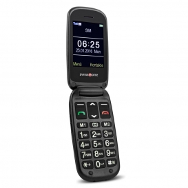 More about Swisstone BBM 625 2.4" Schwarz - Silber - Mobiltelefon - Klappbar - 0,3 MP