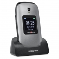 Swisstone BBM 625 2.4" Schwarz - Silber - Mobiltelefon - Klappbar - 0,3 MP