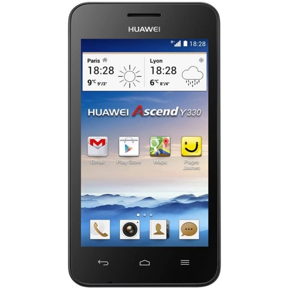 Huawei Ascend Y330 Smartphone 4 Zoll 4 GB Android schwarz "gut"