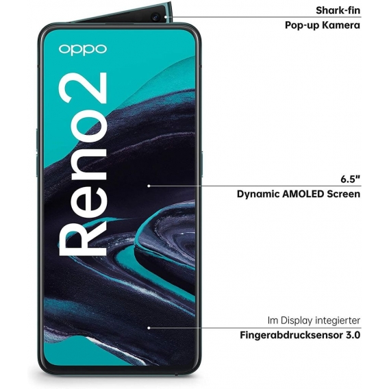 Oppo Reno2 8GB RAM 256GB ocean blue Android Smartphone Handy