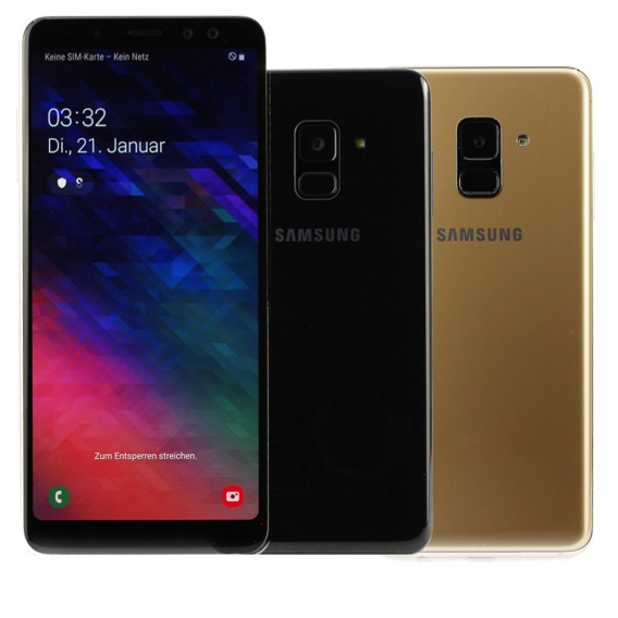 Samsung A530F Galaxy A8 5.6 Zoll Dual-Sim 32GB, Farbe:Gold