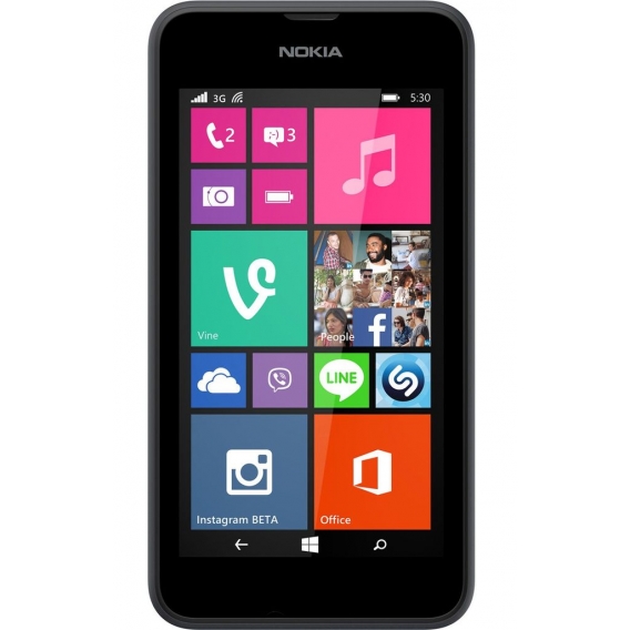 Microsoft Lumia 535 Windows 8.1 8GB Smartphone schwarz (ohne Branding) - DE Ware