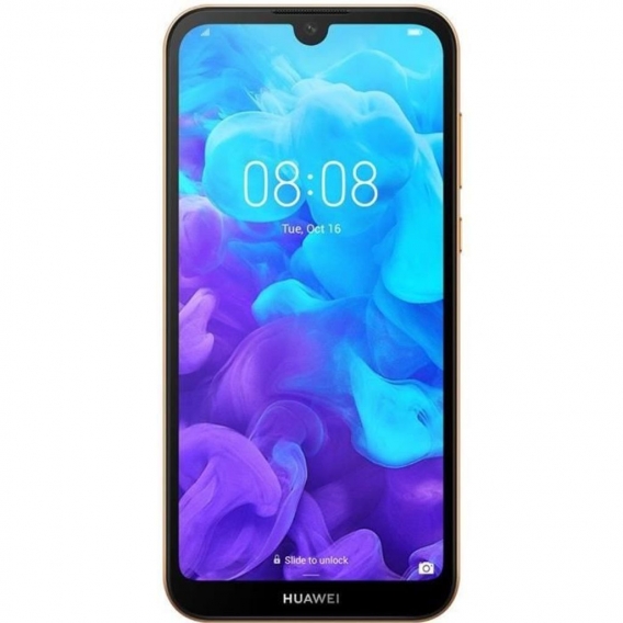 Huawei Y5 2019 Midnight Black, Farbe: Amber Braun