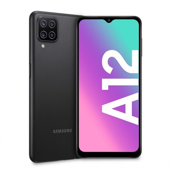 Samsung Galaxy A12 SM-A127FZKKEUE, 16,5 cm (6.5 Zoll), 720 x 1600 Pixel, 4 GB, 128 GB, 48 MP, Schwarz