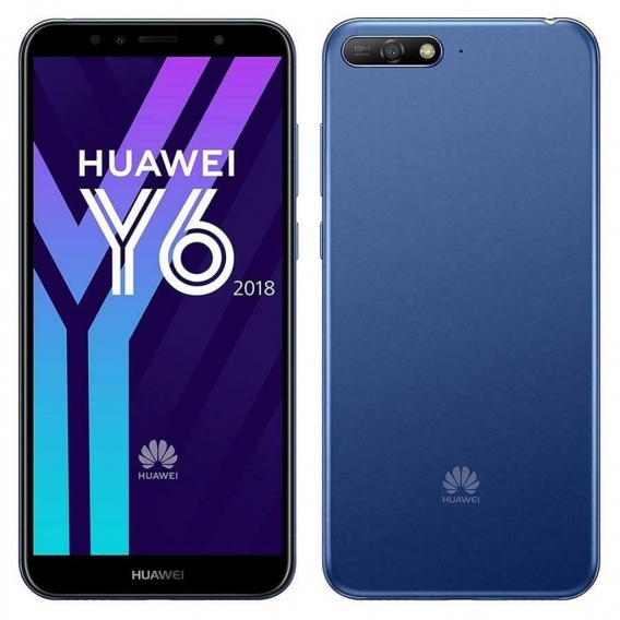 Huawei Y6 (2018) ATU-L21 Blau 16GB Dual Sim 14,5cm (5,7 Zoll) Android Smartphone