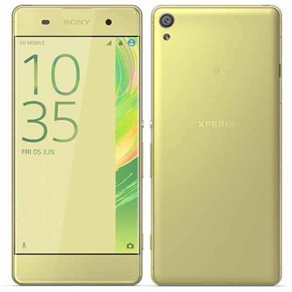 Sony Xperia XA F3112 16GB Lime Gold Dual Sim Smartphone Sehr Guter Zustand