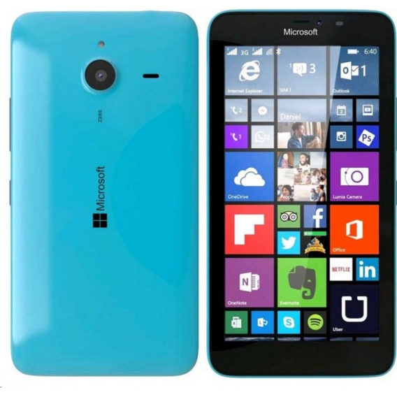 Microsoft Lumia 640 XL Dual-SIM Windows 8.1 8GB Smartphone cyan (ohne Branding) - DE Ware