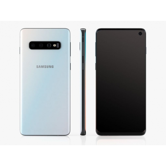 Samsung Galaxy S10 Smartphone, Farbe:Weiß, Speicherkapazität:512 GB