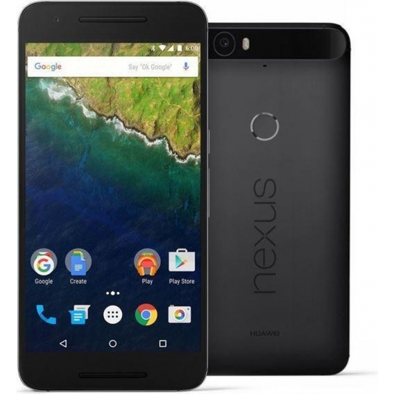 Huawei Nexus 6P, 14,5 cm (5.7 Zoll), 32 GB, 12,3 MP, Android, 6.0, Grau