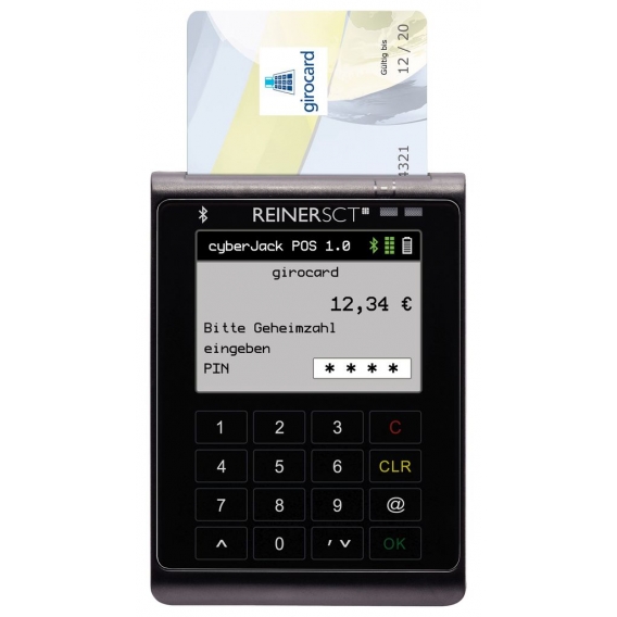 ReinerSCT Reiner SCT cyberJack POS - Schwarz - Gelb - TFT - 5 V - 71 mm - 103 mm - 10 mm