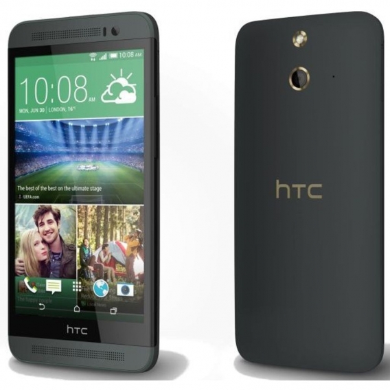 HTC One (E8), 12,7 cm (5 Zoll), 2 GB, 16 GB, 13 MP, Android 4.4.2, Grau