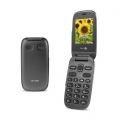 Doro PhoneEasy 6030, Klappgehäuse, Single SIM, 6,1 cm (2.4 Zoll), 0,3 MP, 800 mAh, Graphit