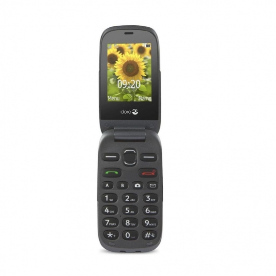 Doro PhoneEasy 6030, Klappgehäuse, Single SIM, 6,1 cm (2.4 Zoll), 0,3 MP, 800 mAh, Graphit