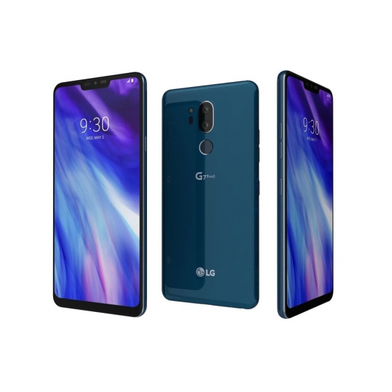 LG G7 THINQ G710EM 64GB Moroccan Blue Blau Android Wie Neu in White Box