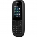 Nokia 105 - Dual SIM Handy (Ohne Simlock) Smartphone Mobiltelefon Schwarz