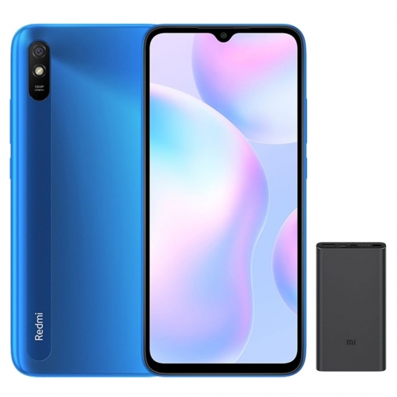 Xiaomi Redmi 9AT Handys 32 GB 2GB Blau & 10000 mAh Mi 18W Schnelllade-Powerbank