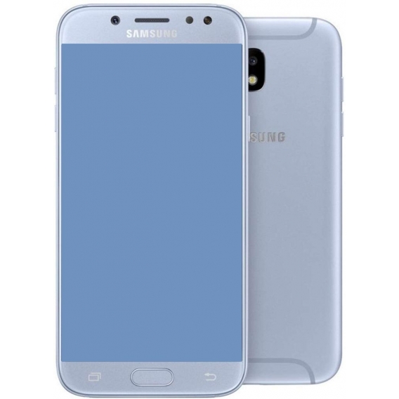 Samsung Galaxy J7 2017 Duos Dual Sim 16GB Silver Blue Android Smartphone Neu White Box