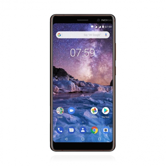 Nokia 7 Plus Single Sim 64GB Kupfer Schwarz