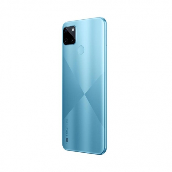 realme C21-Y 32GB, Handy ,Cross Blue, Android 11, Dual SIM, 3 GB DDR4X