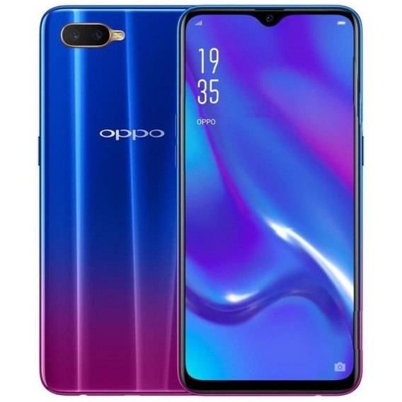 Oppo RX17 Neo Dual Sim Smartphone (6,4 Zoll) 128 GB rot / blau, Farbe:rot, Speicher:128 GB, Zustand:Sehr gut