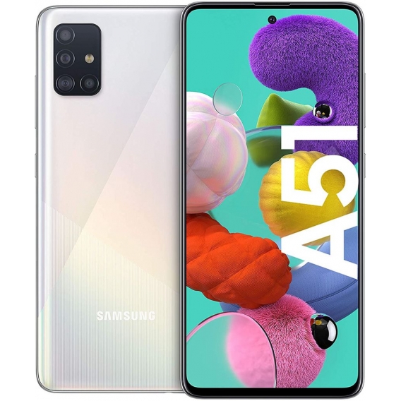 Samsung Galaxy A51 SM-A515F 128 GB Dual SIM Andriod Handy Smartphone -  Weiß